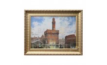 กรอบรูปภาพสีน้ำมันต่างประเทศใส่กรอบสีทองอลังการ